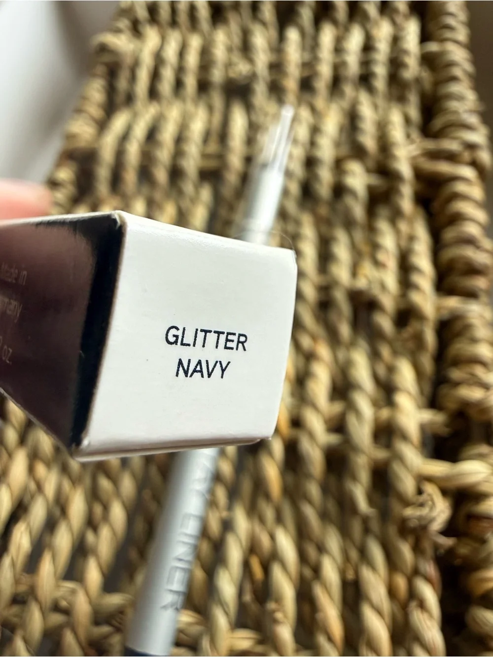 Wunder2 Super-Stay Liner Glitter Navy Waterproof Eyeliner New